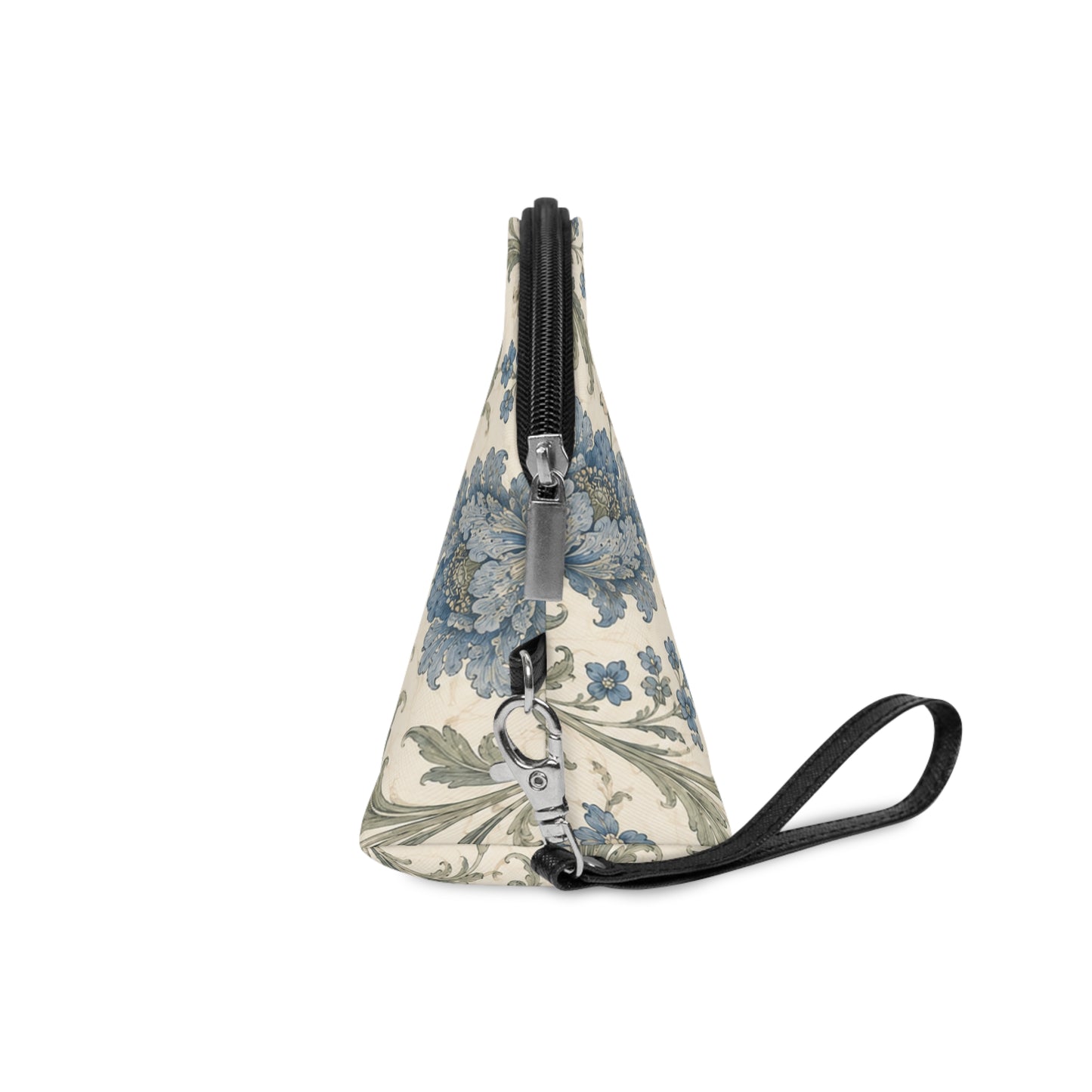 William Morris Floral Blue Makeup Cosmetic Bag