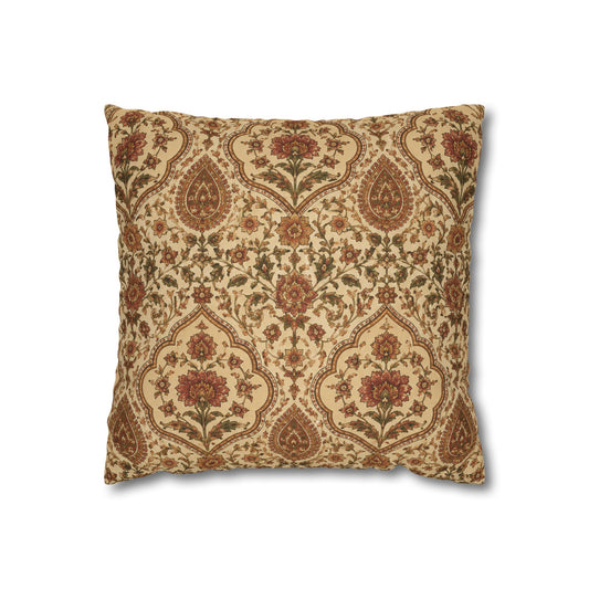 Moroccan Rose Traditional Pillow Cover