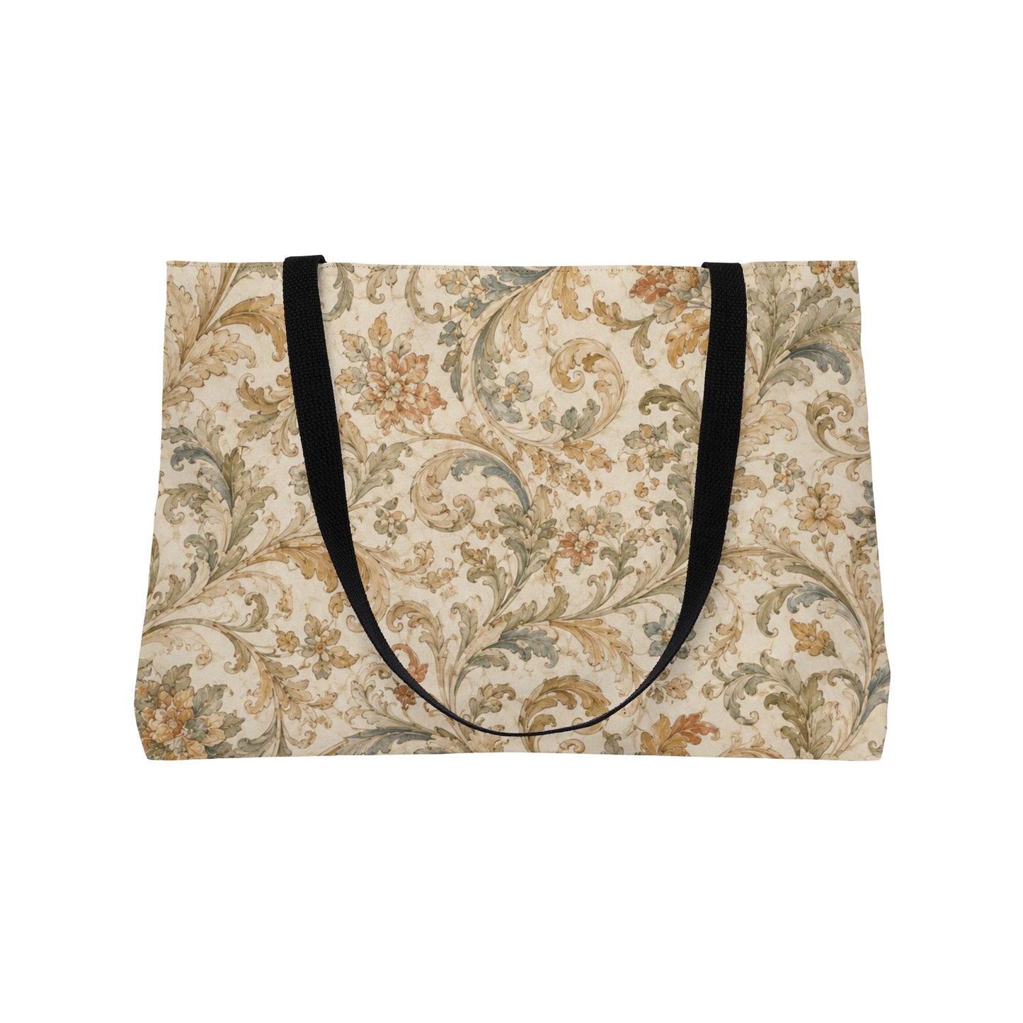William Morris Floral Scroll Vintage Weekender Tote Bag