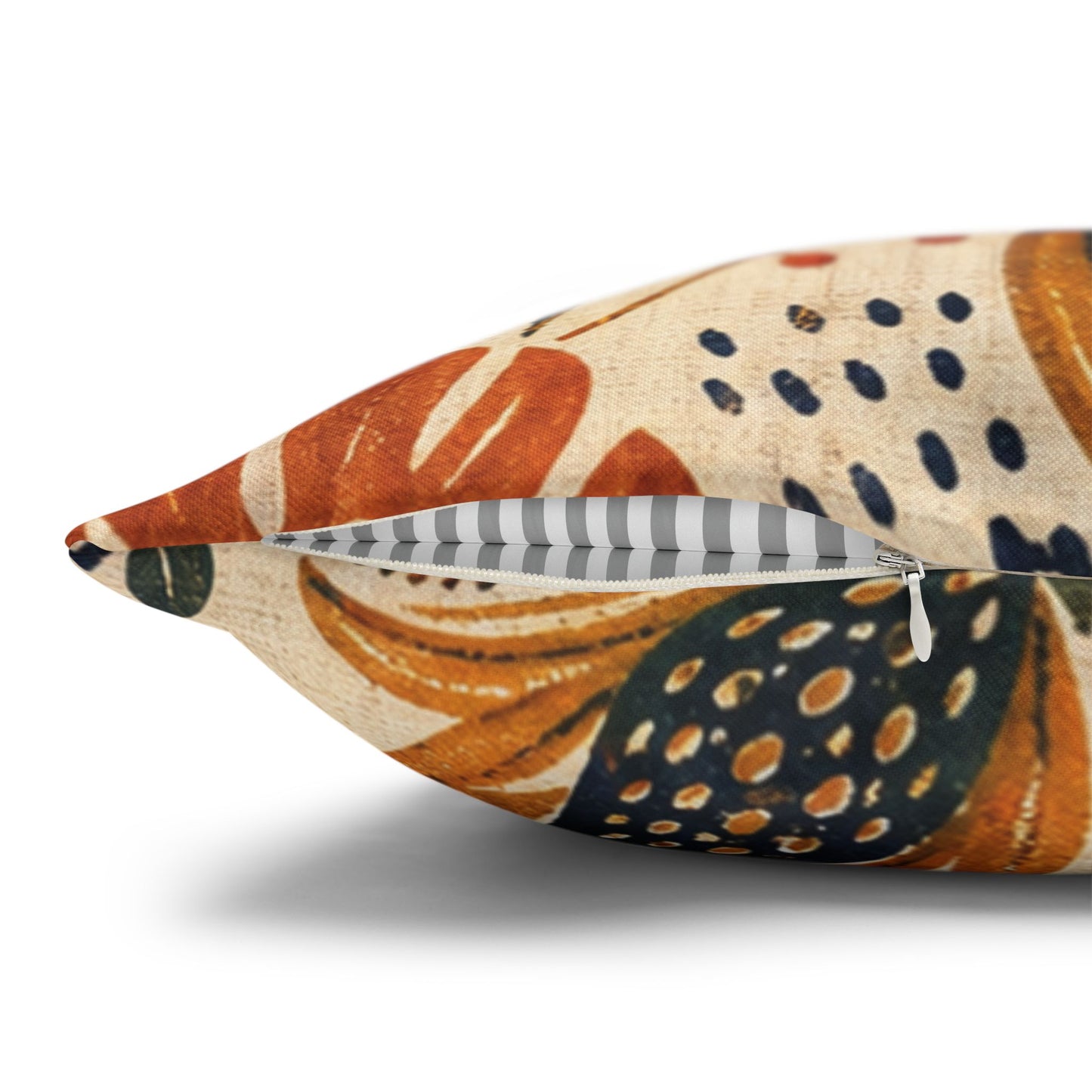 African Tribal Botanical Palm Pillow Case Cover