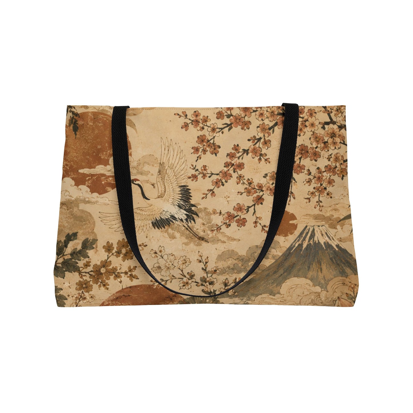Vintage Japanese Landscape Painting Weekender Tote Bag