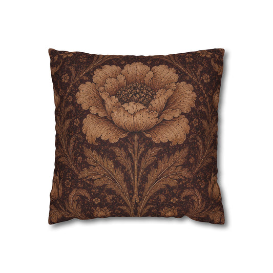 William Morris Floral Damask Rose Pillowcase Cover