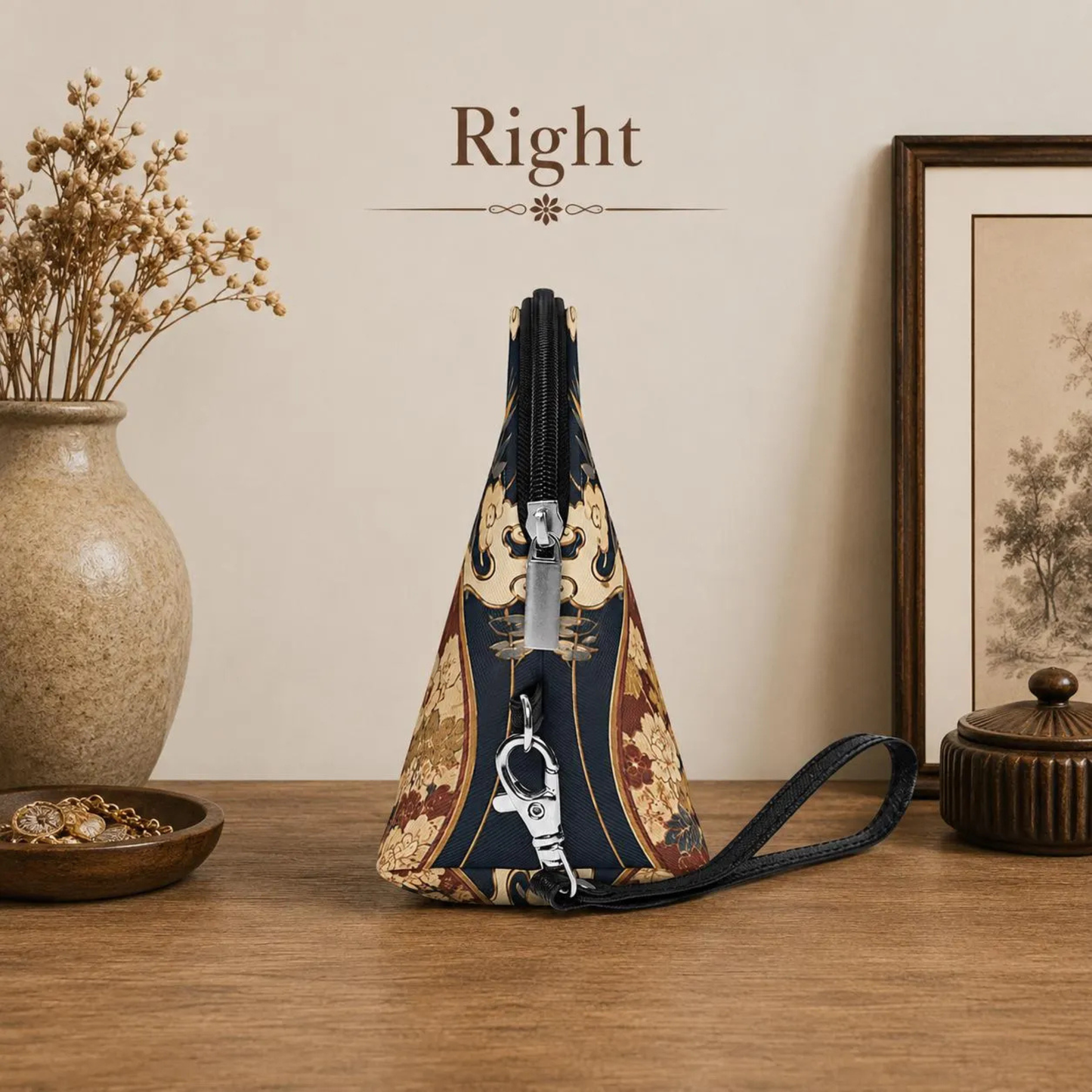 East Asian Mandala Makeup Bag