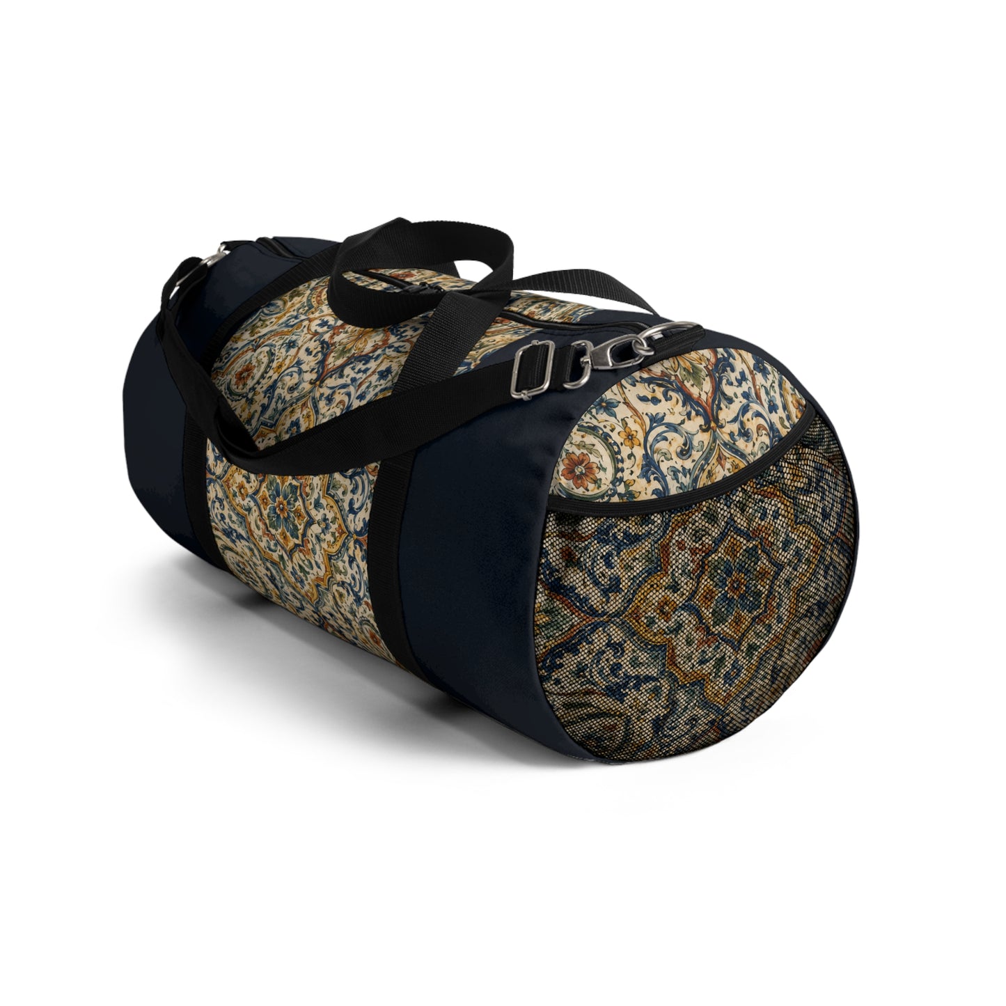Mediterranean Spanish Navy Blue Gym Duffle Bag