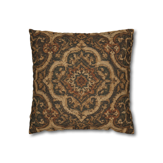 Moroccan Mandala Pillow Case Cover