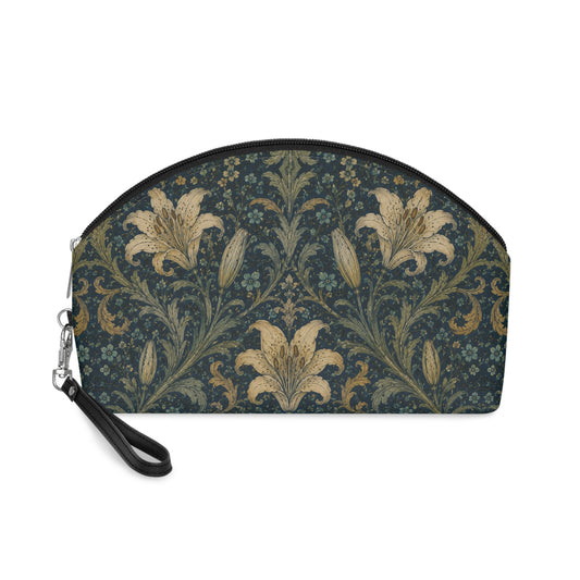 William Morris Damask Floral Cosmetic Makeup Bag