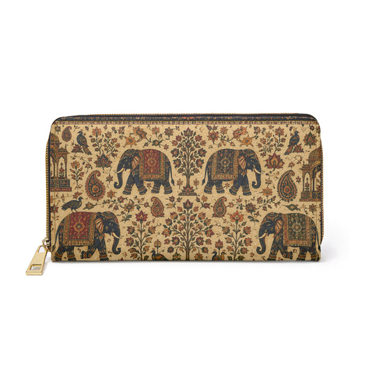 Indian Vintage Traditional Elephant Zipper Wallet