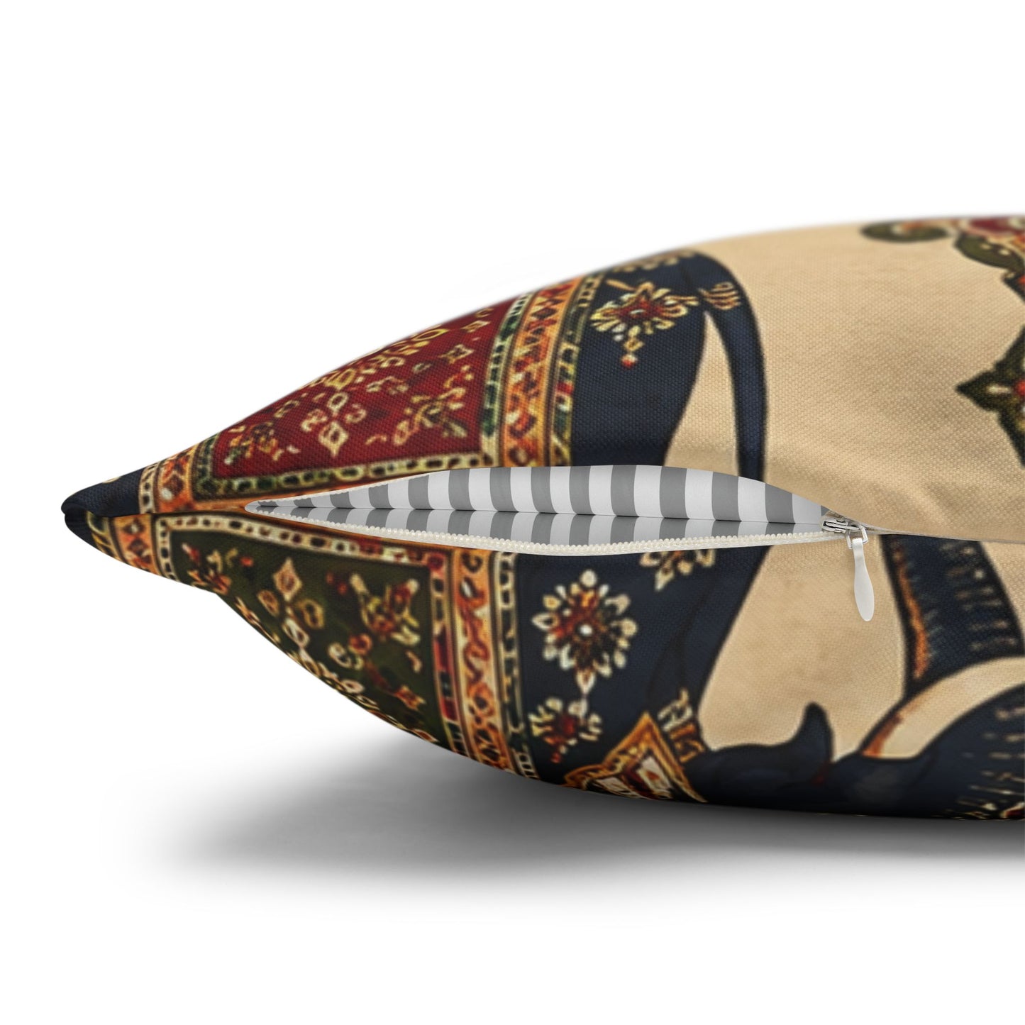 Indian Vintage Traditional Elephant Tapestry Pillow Case Cover