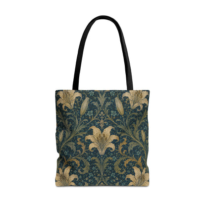William Morris Damask Floral Full Art Tote Bag
