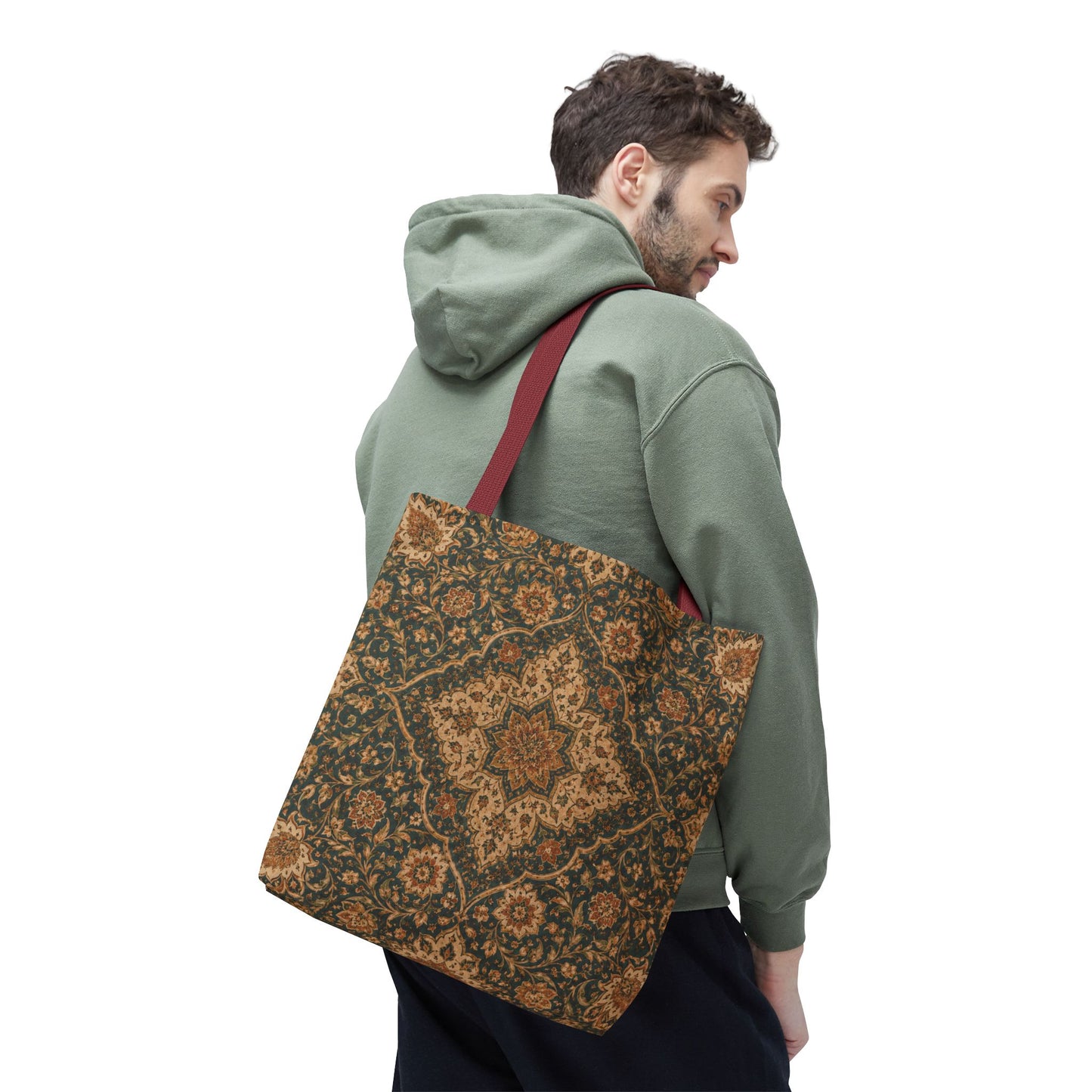Ornate Moroccan Full Art Canvas Tote Bag