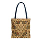 Indian Vintage Traditional Elephant Full Art Tote Bag