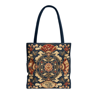 East Asian Mandala Full Art Tote Bag