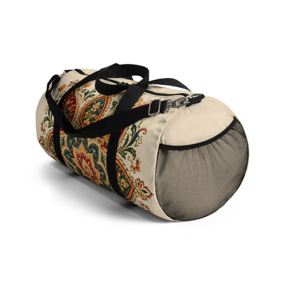 Indian Vintage Floral Mandala Duffel Gym Bag