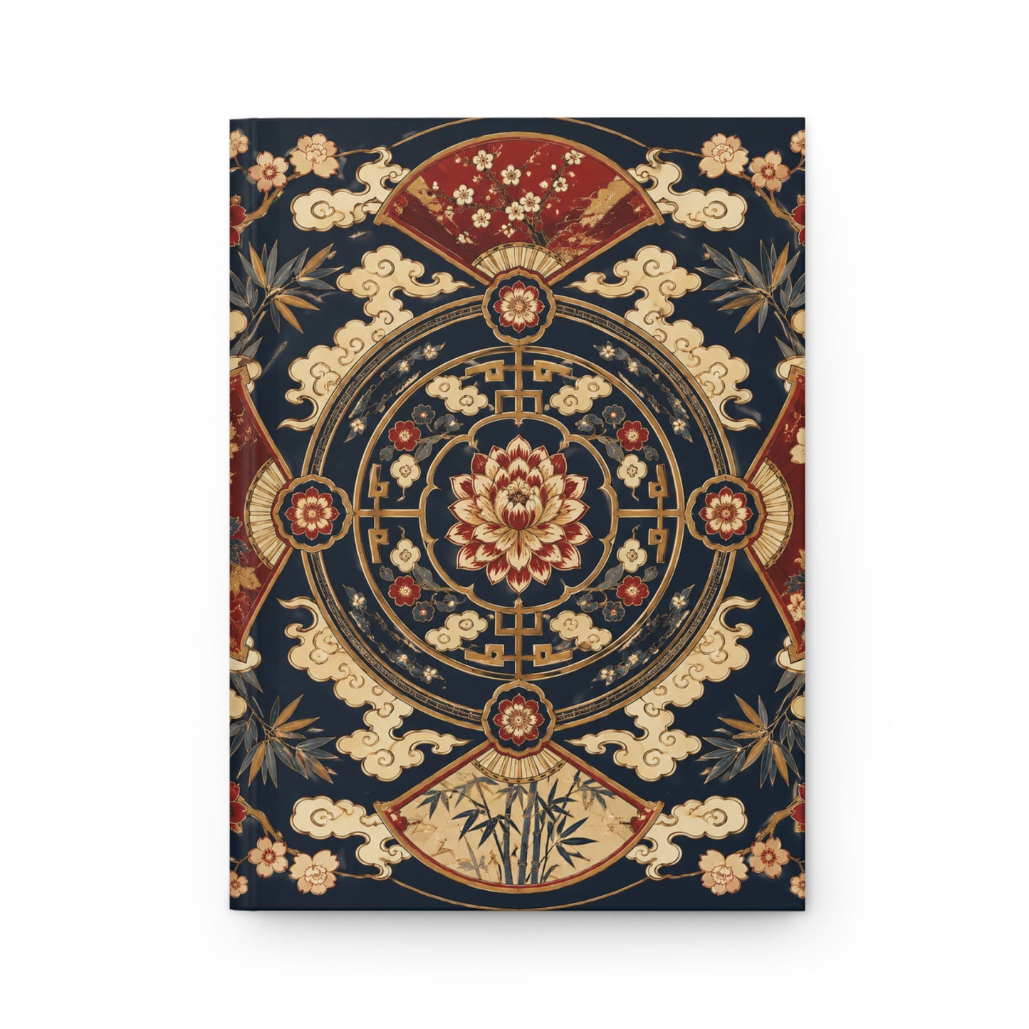 East Asian Mandala Hardcover Journal