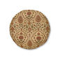 Moroccan Rose Traditional Round Tufted Floor Pillow