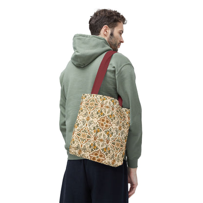 Mediterranean Moroccan Lemon Ornate Tote Bag