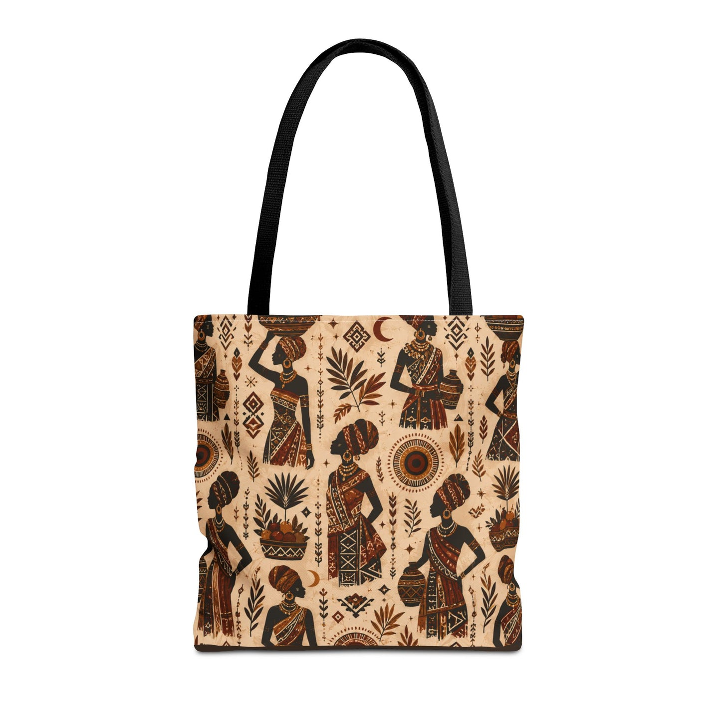 African Woman Figures Full Art Tote Bag