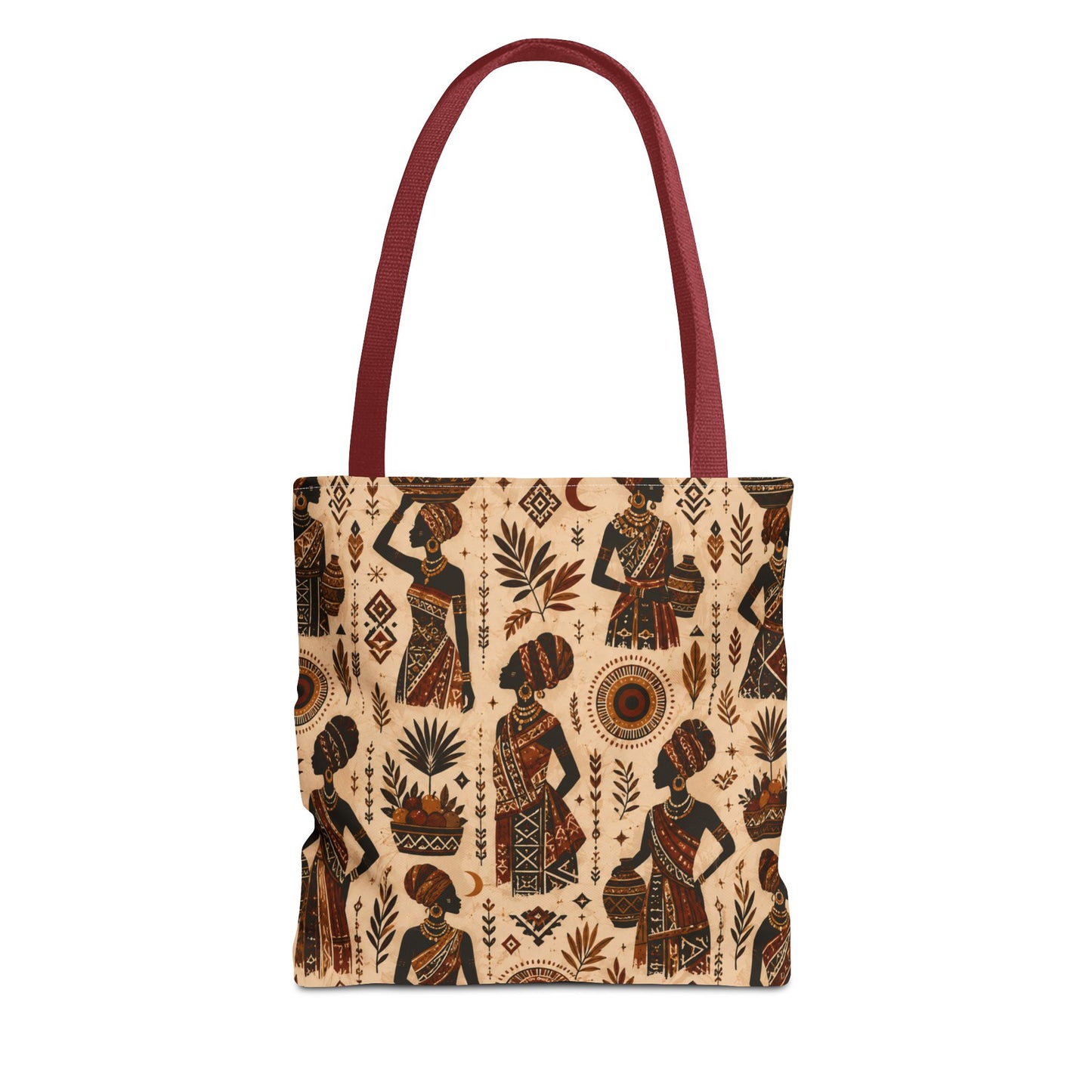 African Woman Figures Full Art Tote Bag