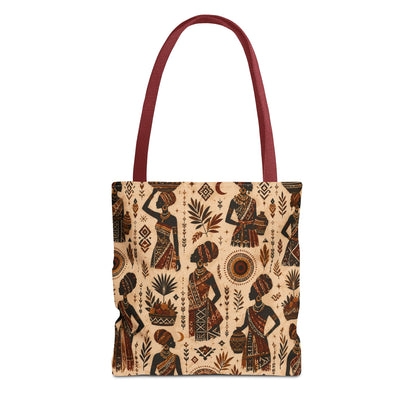 African Woman Figures Full Art Tote Bag