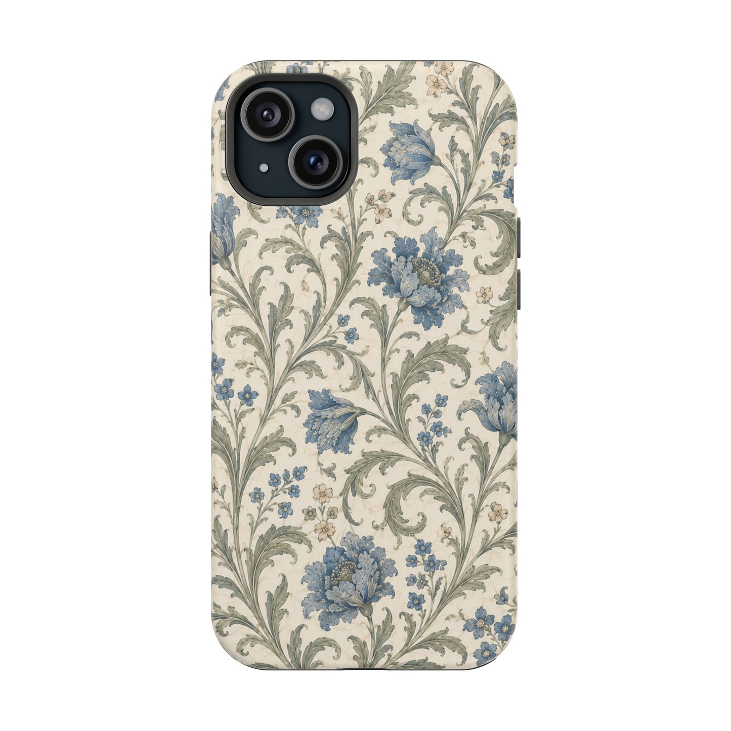 William Morris Floral Blue Magnetic iPhone Cases