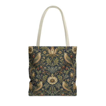 William Morris Vintage Bird Full Art Tote Bag