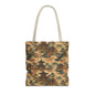 Vintage Japanese Temple Painting Full Art Tote Bag