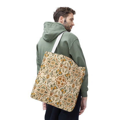 Mediterranean Moroccan Lemon Ornate Tote Bag