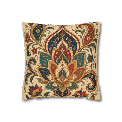 Indian Vintage Paisley Floral Throw Pillow Case Cover