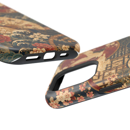 East Asian Floral iPhone Case | Magnetic Impact-Resistant Cases