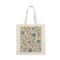 100% Cotton William Morris Vintage Floral Blue Pattern Tote Bag