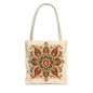 Indian Vintage Floral Mandala Full Art Tote Bag