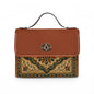 Vintage Moroccan Style Ornate Water Resistant Handbag With Shoulder Straps