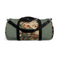 East Asian Vintage Landscape Pastel Green Duffel Gym Bag