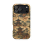 Vintage Japanese Temple Painting Magnetic Impact-Resistant iPhone Cases