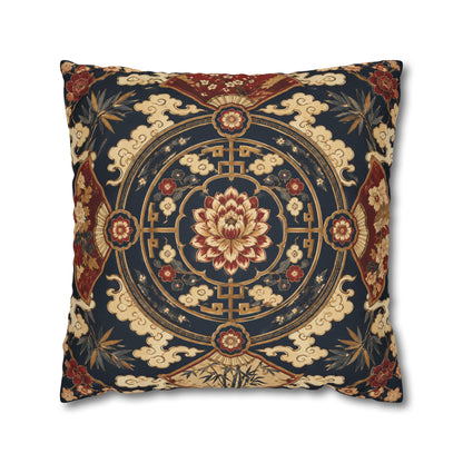 East Asian Mandala Pillow Case