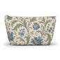 William Morris Floral Blue Makeup Accessory Pouch