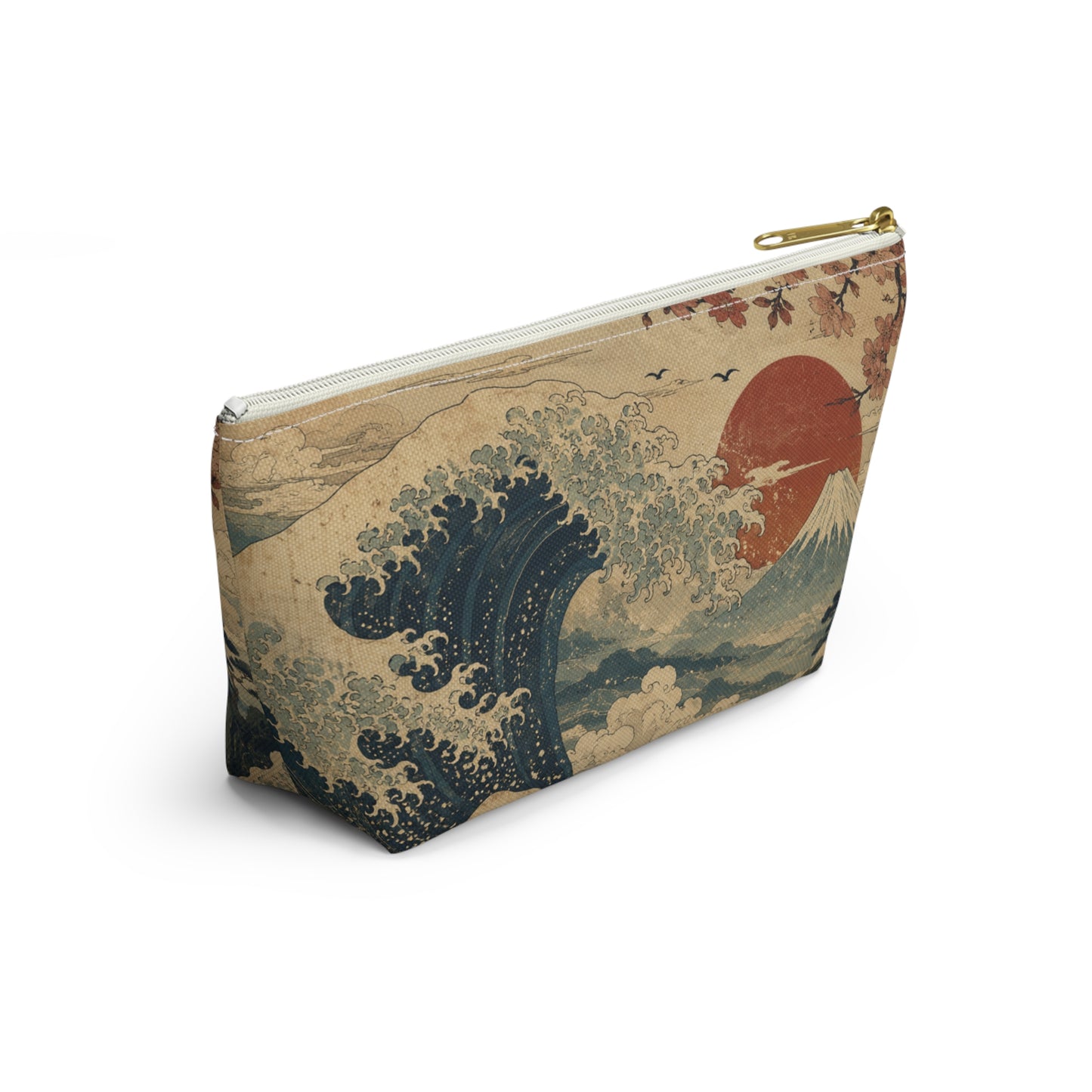 Vintage Japanese Wave Make Up Accessory Bag