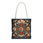 East Asian Vintage Oriental Medallion Full Art Tote Bag