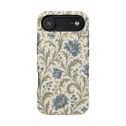 William Morris Floral Blue Magnetic iPhone Cases