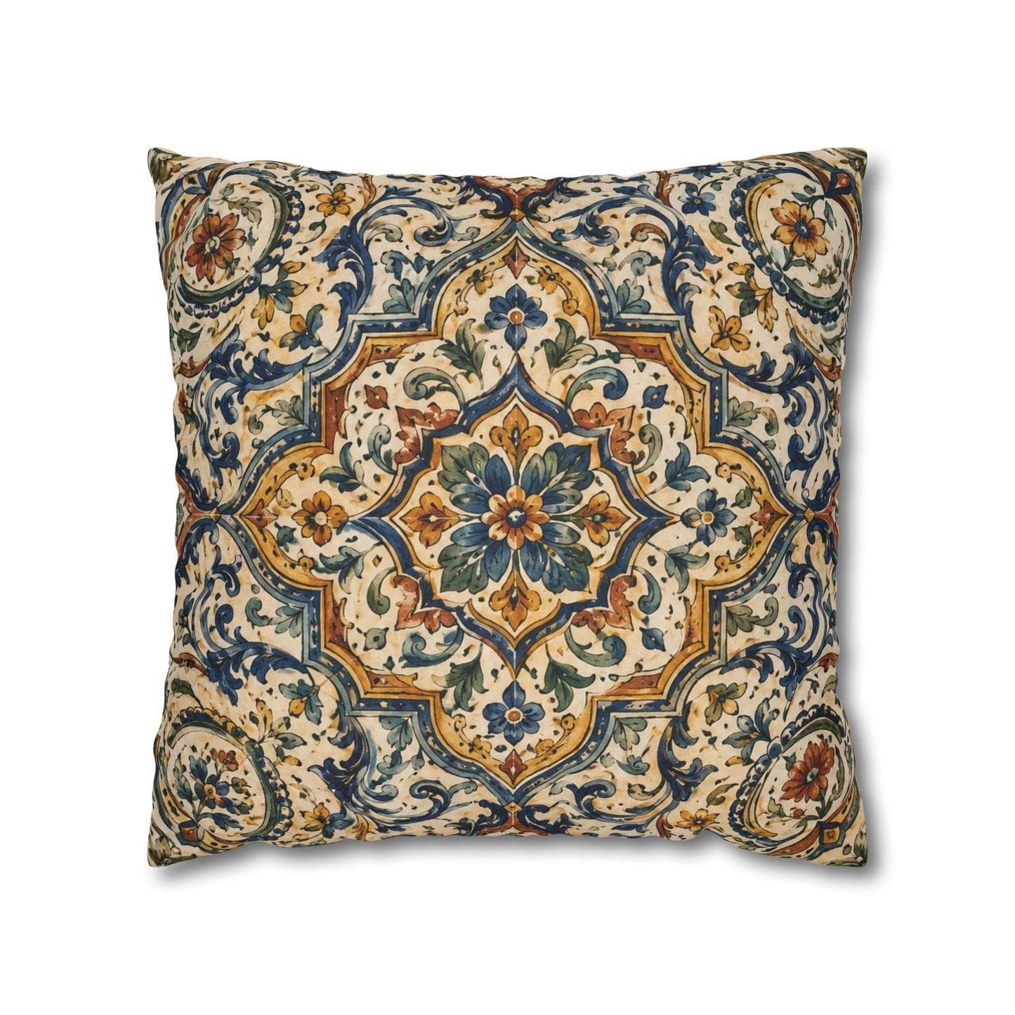 Moroccan Spanish Pillow Case Cover