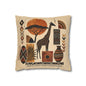 African Safari Giraffe Pillowcase Cover