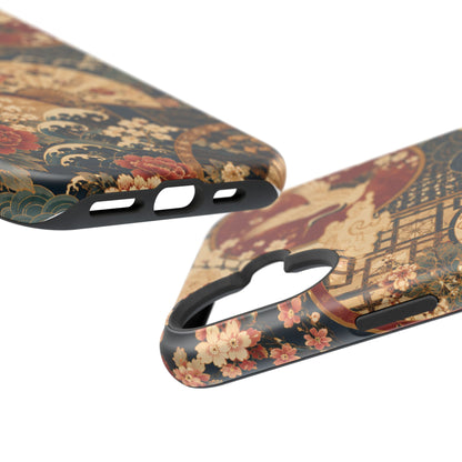 East Asian Floral iPhone Case | Magnetic Impact-Resistant Cases
