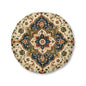 Indian Vintage Persian Round Tufted Floor Pillow