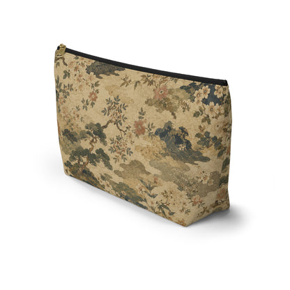 Vintage Japanese Floral Make Up Accessory Bag