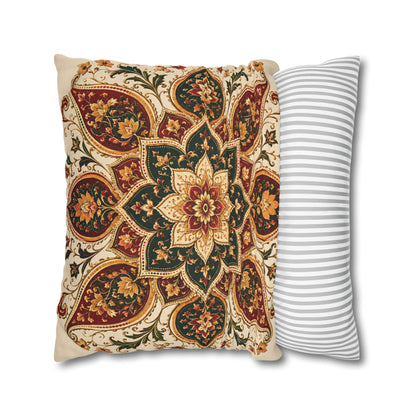 Indian Vintage Floral Mandala Bohemian Pillow Case cover