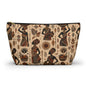 African Woman Figures Accessory Pouch Makeup Bag