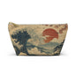 Vintage Japanese Wave Make Up Accessory Bag