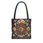 East Asian Vintage Oriental Medallion Full Art Tote Bag