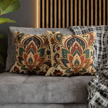 Indian Vintage Paisley Floral Throw Pillow Case Cover