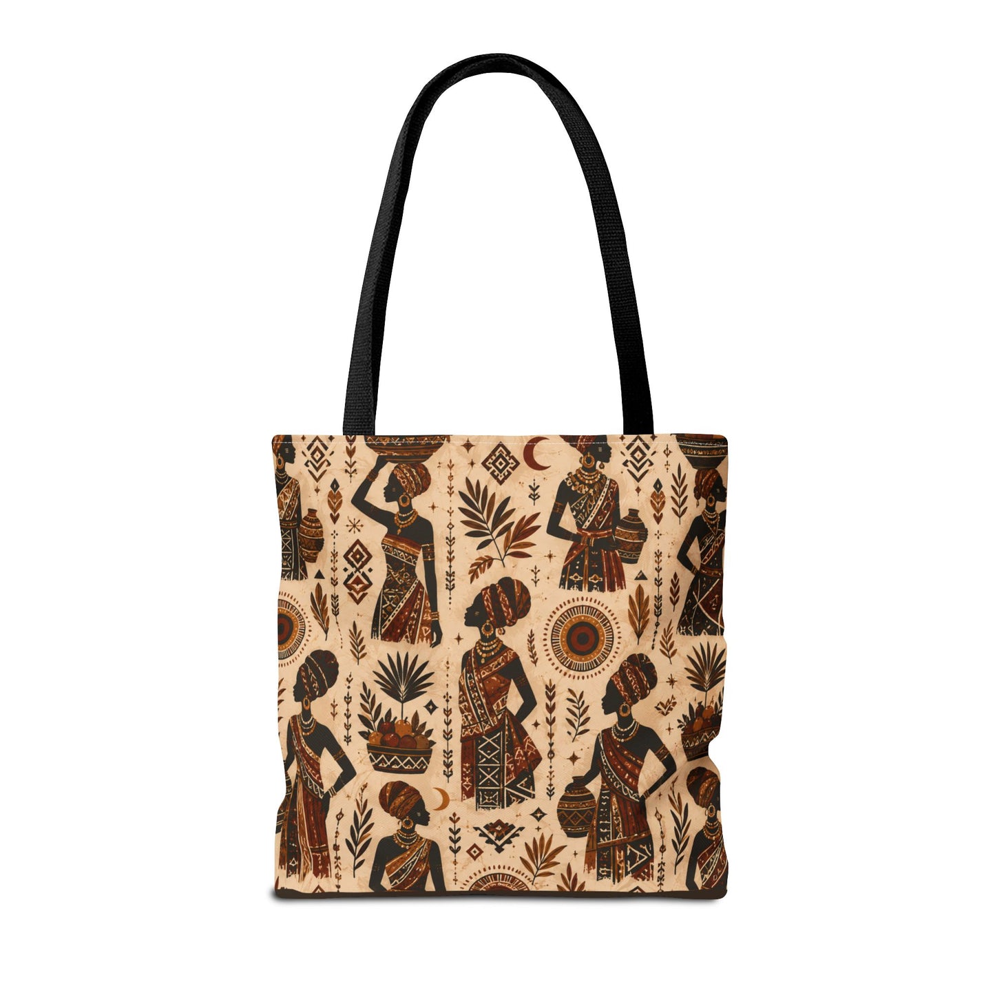 African Woman Figures Full Art Tote Bag